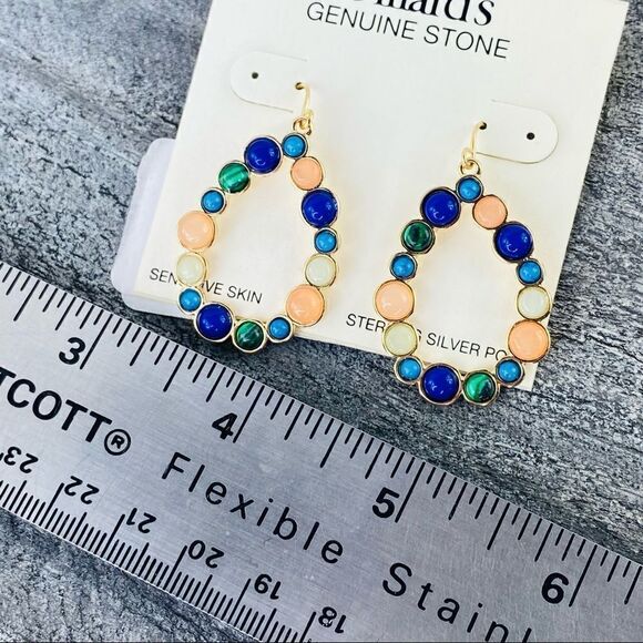 Dillards Open Teardrop Dangle Fashion Earrings NWT - Picture 10 of 11